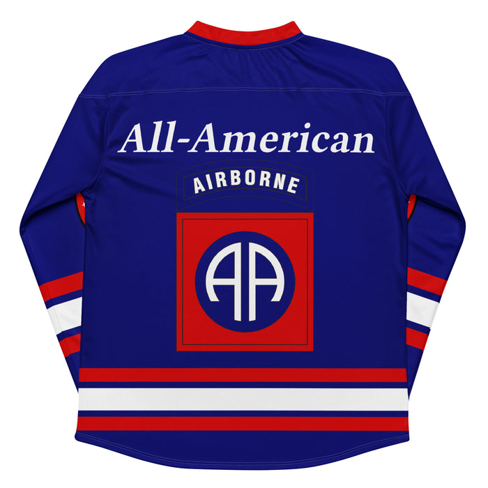 U.S. Army 82nd Airborne Division Hockey Fan Jersey Tactically Acquired   