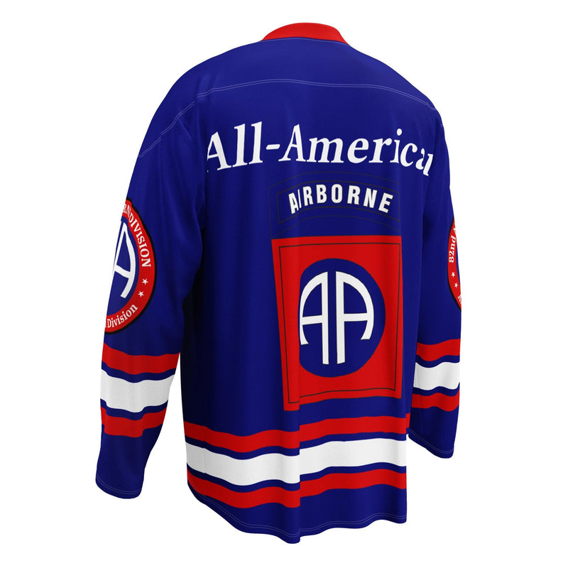 U.S. Army 82nd Airborne Division Hockey Fan Jersey