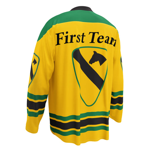 U.S. Army 1st Cavalry Division 'First Team' Hockey Fan Jersey Tactically Acquired   