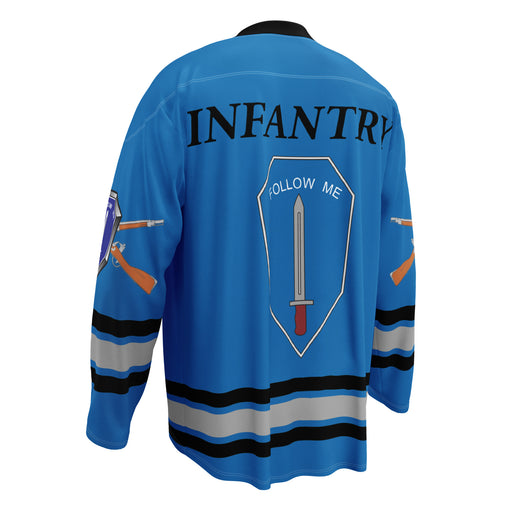 U.S. Army Infantry Branch 'Follow Me' Hockey Fan Jersey Tactically Acquired   