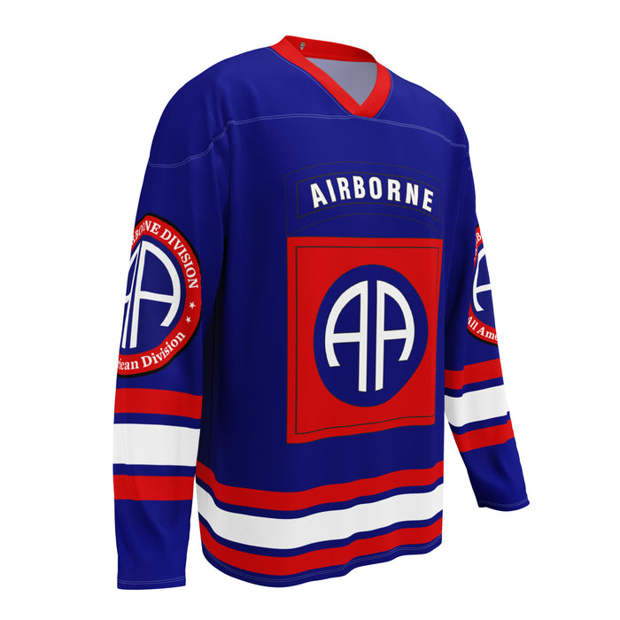 U.S. Army 82nd Airborne Division Hockey Fan Jersey Tactically Acquired 2XS  