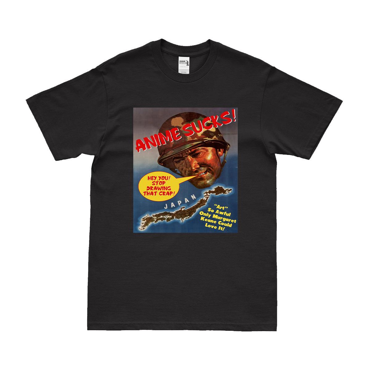 Anime Sucks T-Shirt Tactically Acquired   