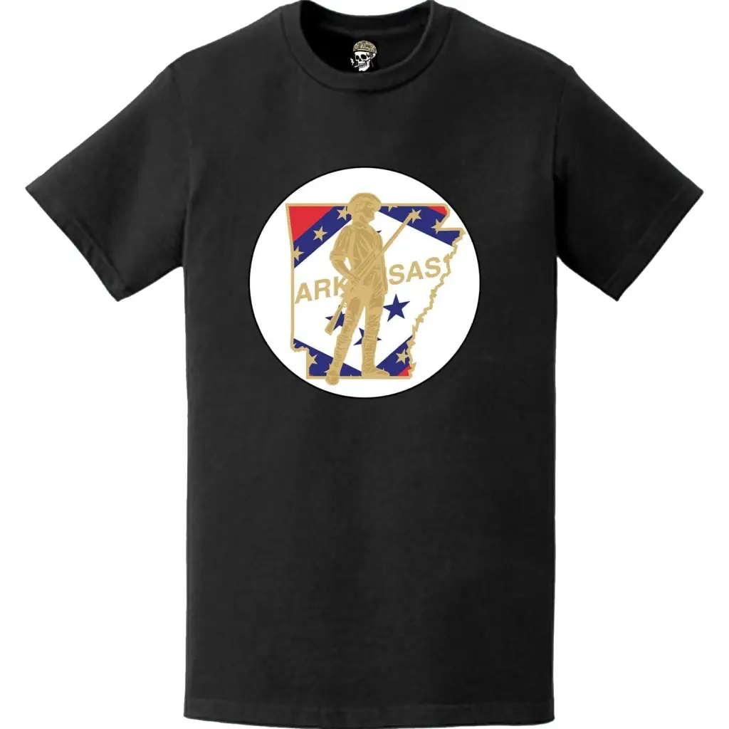 Arkansas National Guard Logo Emblem T-Shirt Tactically Acquired   