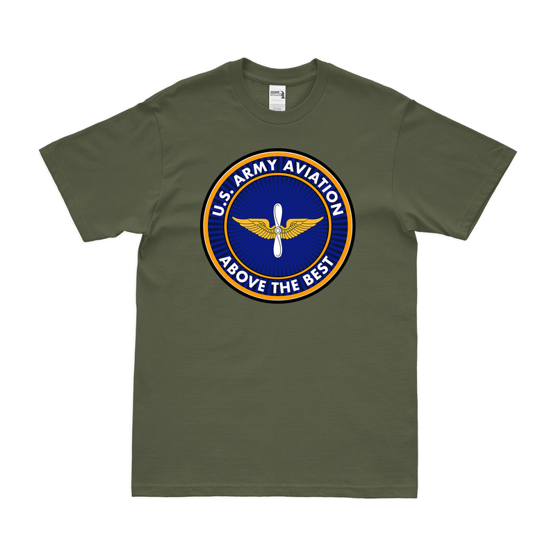 U.S. Army Aviation Above the Best Emblem T-Shirt
