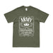 U.S. Army Airborne Paratrooper Whiskey Label T-Shirt Tactically Acquired Military Green Small 