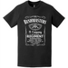 B Co 1-327 Infantry "Bushmasters" Whiskey Label T-Shirt Tactically Acquired   