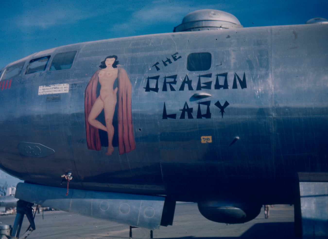 B-29 'The Dragon Lady' Nude WW2 Nose Art