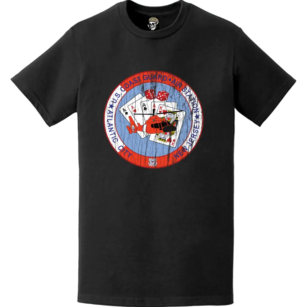 CGAS Atlantic City Distressed Logo Emblem T-Shirt Tactically Acquired   