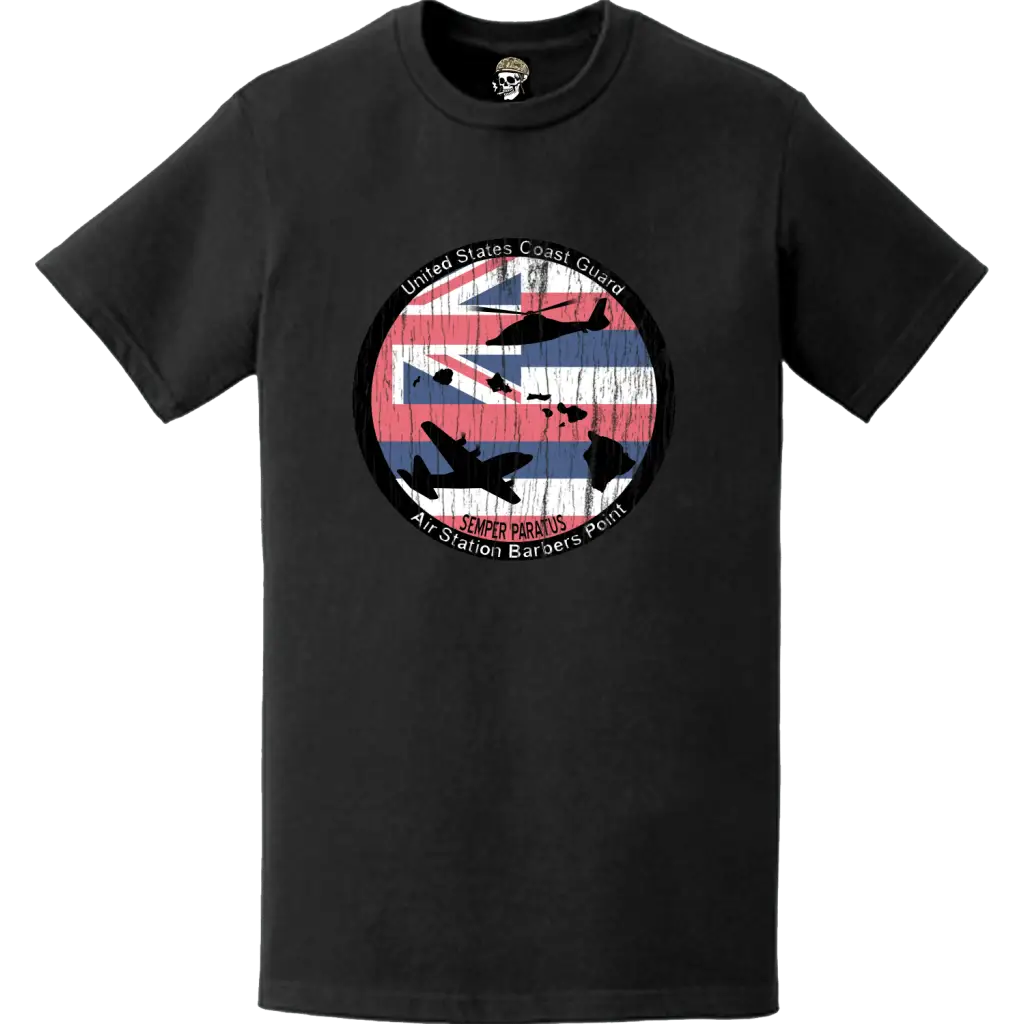 CGAS Barbers Point Distressed Logo Emblem T-Shirt Tactically Acquired   