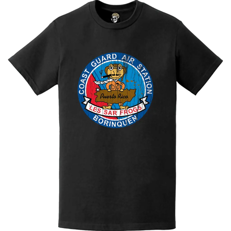 CGAS Borinquen Distressed Logo Emblem T-Shirt