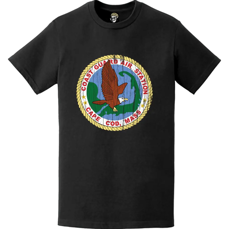 CGAS Cape Cod Distressed Logo Emblem T-Shirt