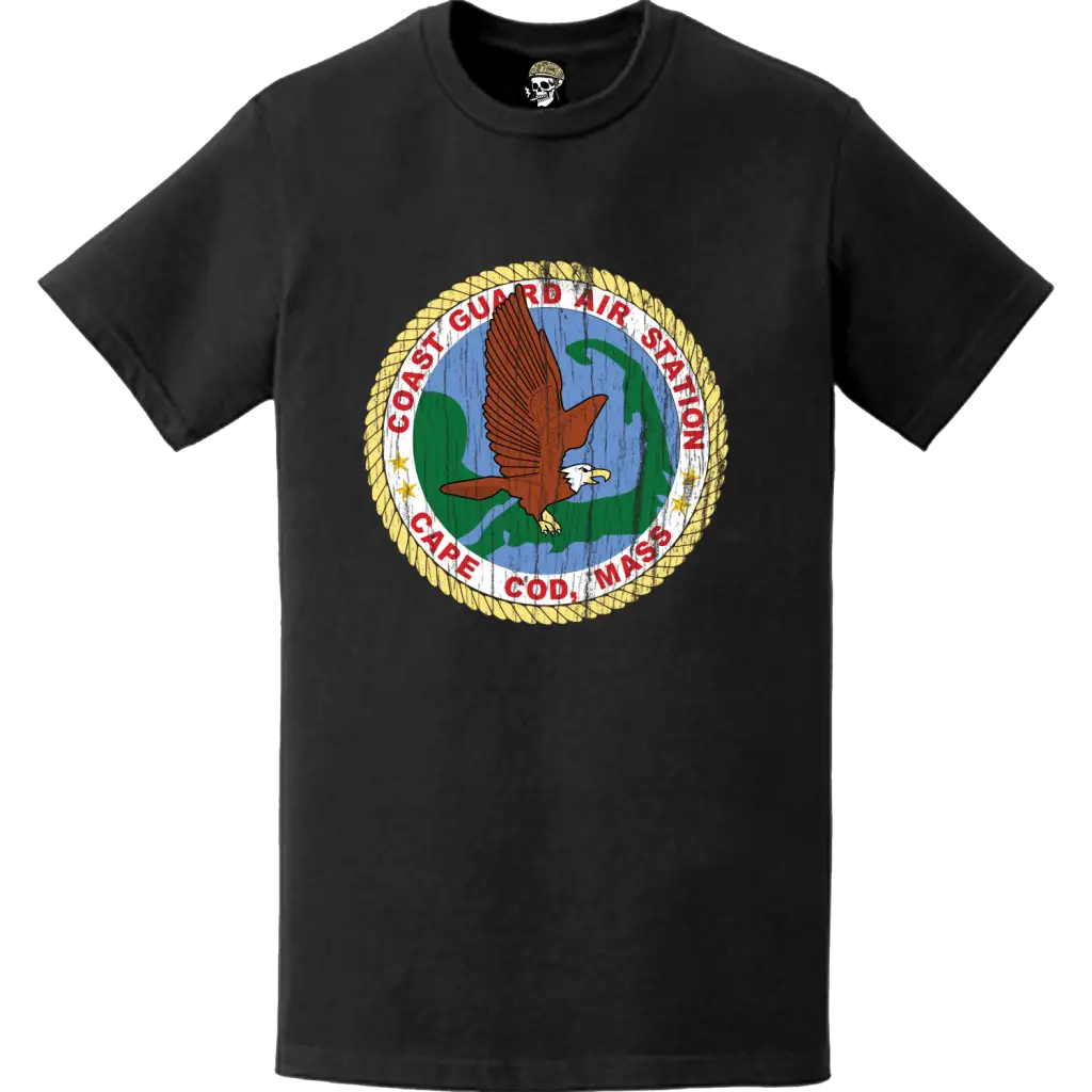 CGAS Cape Cod Distressed Logo Emblem T-Shirt Tactically Acquired   