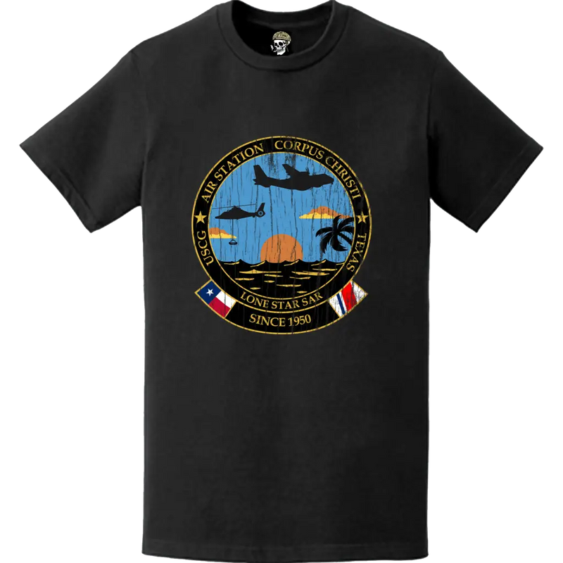 CGAS Corpus Christi Distressed Logo Emblem T-Shirt