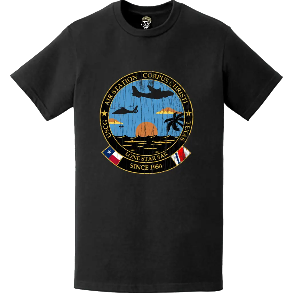 CGAS Corpus Christi Distressed Logo Emblem T-Shirt Tactically Acquired   