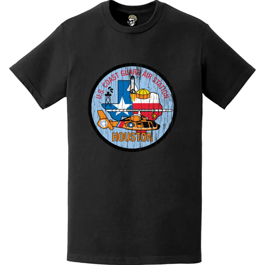 CGAS Houston Distressed Logo Emblem T-Shirt Tactically Acquired   