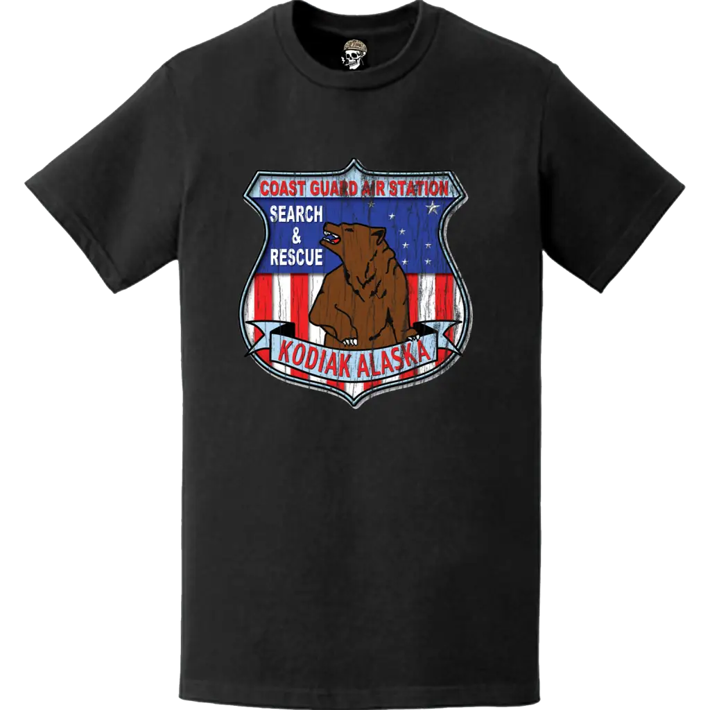 CGAS Kodiak Distressed Logo Emblem T-Shirt Tactically Acquired   
