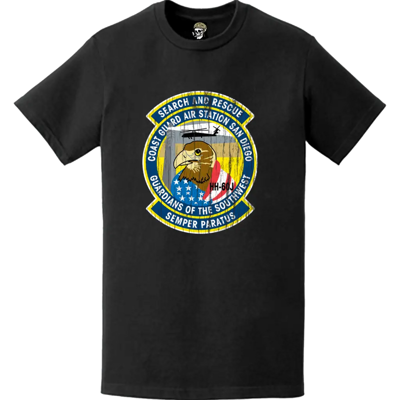 CGAS San Diego Distressed Logo Emblem T-Shirt