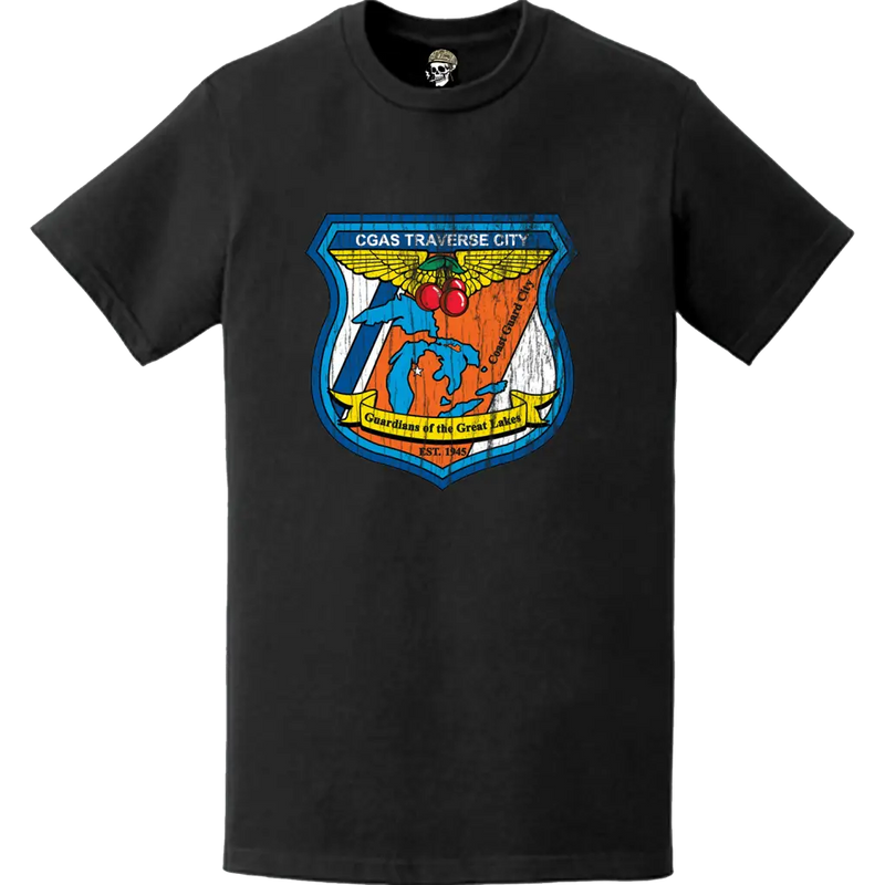 CGAS Traverse City Distressed Logo Emblem T-Shirt