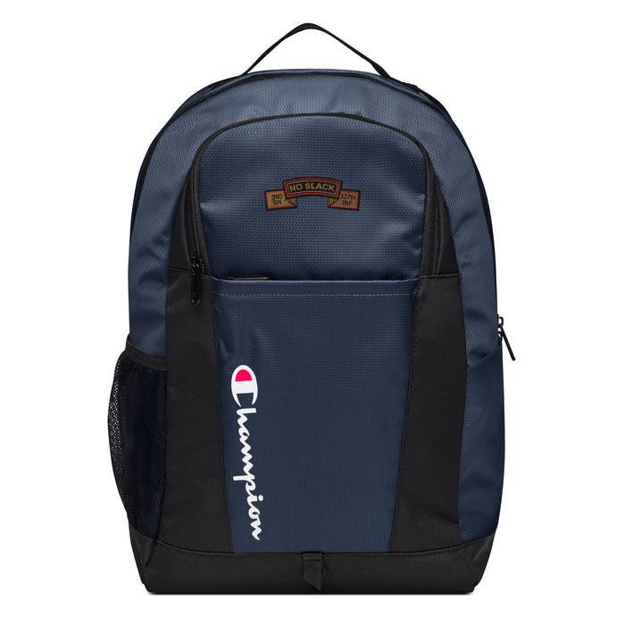 2-327 Infantry Regiment "No Slack" Embroidered Champion® Backpack Tactically Acquired Athletic Navy  