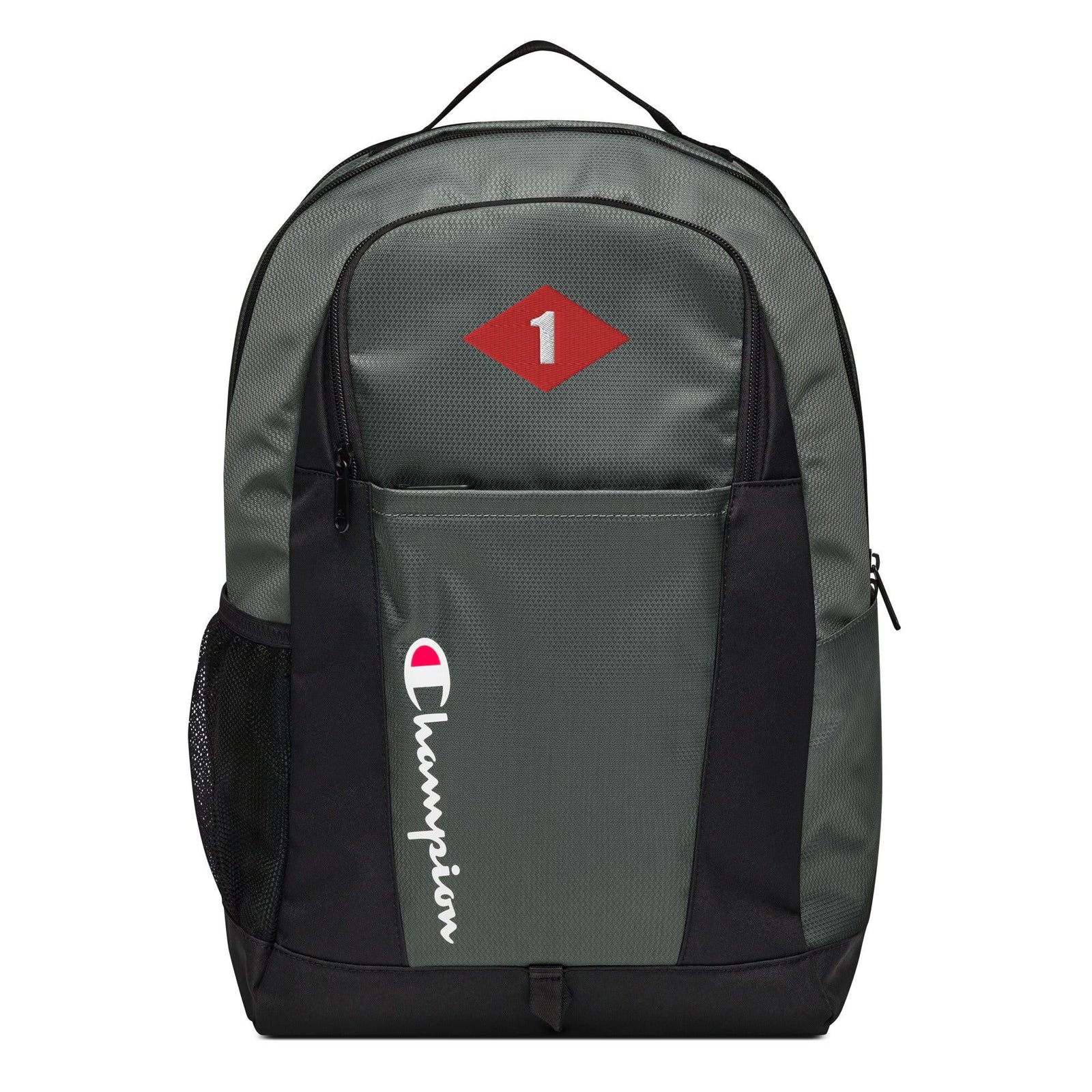 NMCB-1 Beep Embroidered Champion® Backpack Tactically Acquired Heather Oxford Grey  