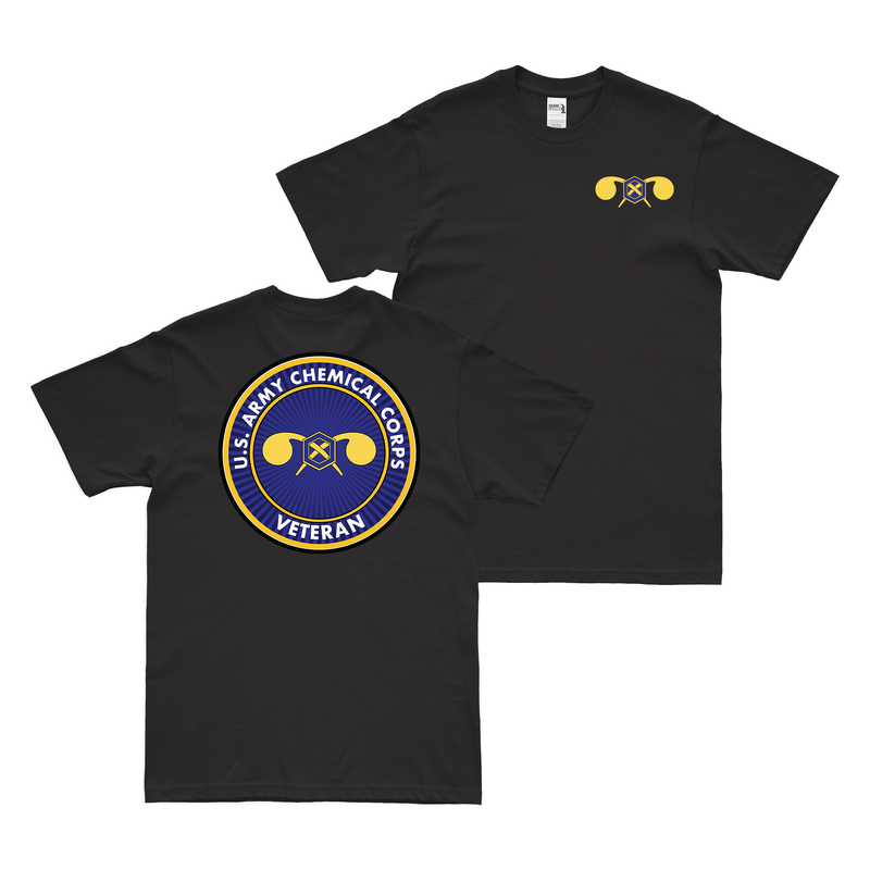 Double-Sided U.S. Army Chemical Corps Veteran T-Shirt