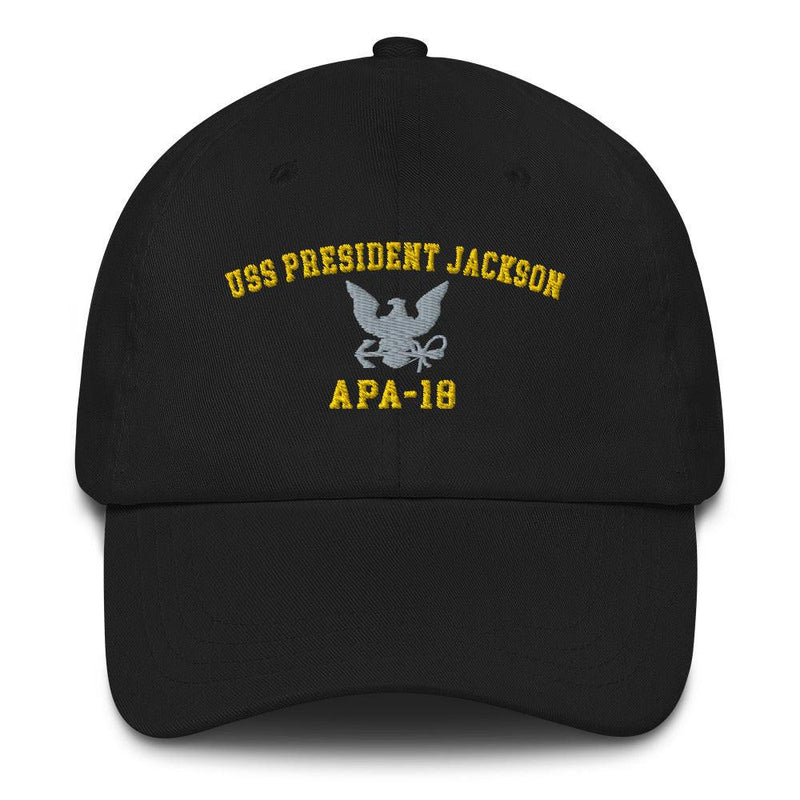 USS President Jackson (APA-18) Embroidered Dad Hat