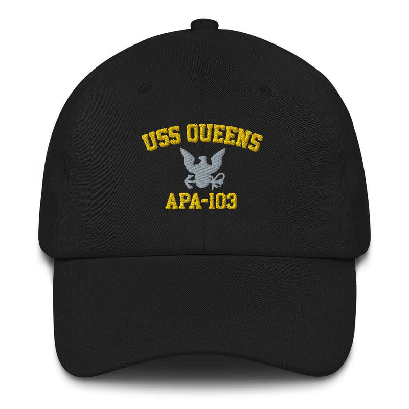 USS Queens (APA-103) Embroidered Dad Hat