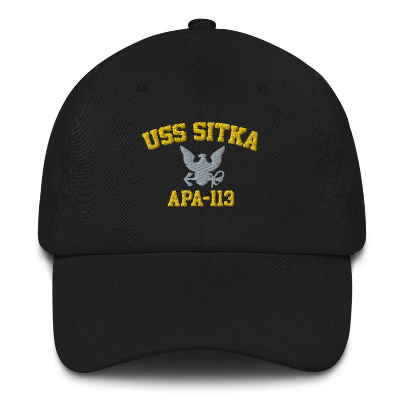 USS Sitka (APA-113) Embroidered Dad Hat