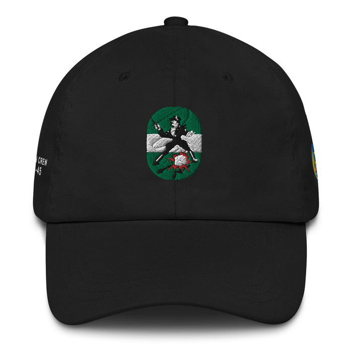 491st Bombardment Group 'Formon Crew" 1944-45 Embroidered Dad Hat Tactically Acquired Black  