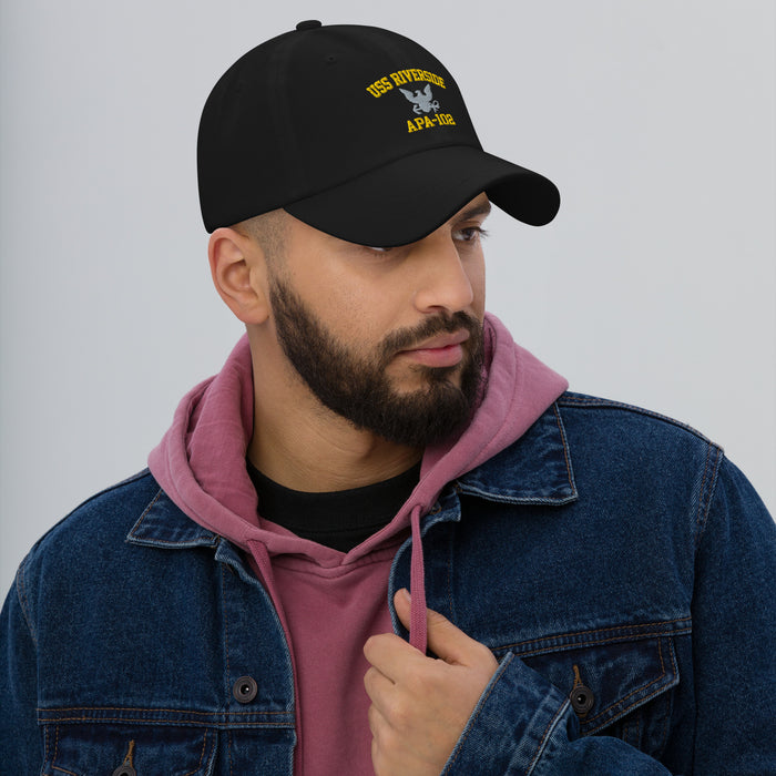 USS Riverside (APA-102) Embroidered Dad Hat Tactically Acquired   