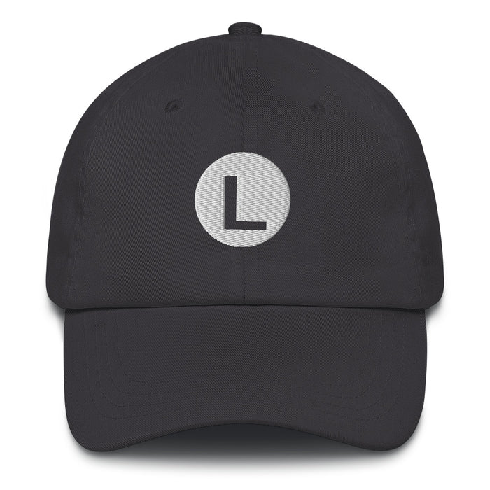 466th Bomb Group "L" Tail Code Logo Embroidered Hat Tactically Acquired Dark Grey  