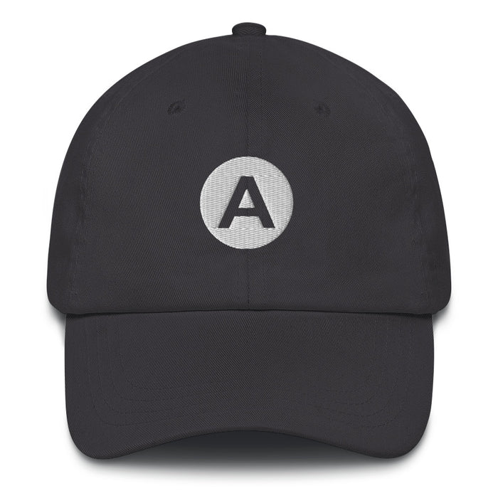 44th Bomb Group "A" Tail Code Logo Embroidered Hat Tactically Acquired Dark Grey  