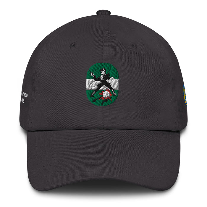 491st Bombardment Group 'Formon Crew" 1944-45 Embroidered Dad Hat Tactically Acquired Dark Grey  