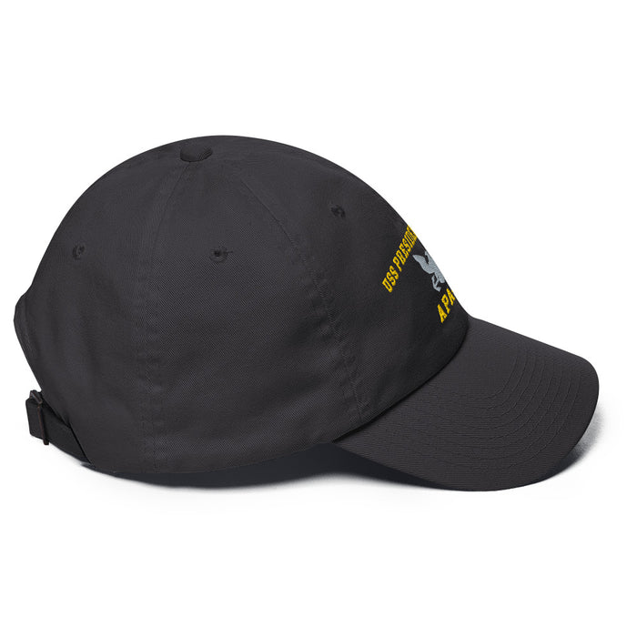 USS President Jackson (APA-18) Embroidered Dad Hat Tactically Acquired   
