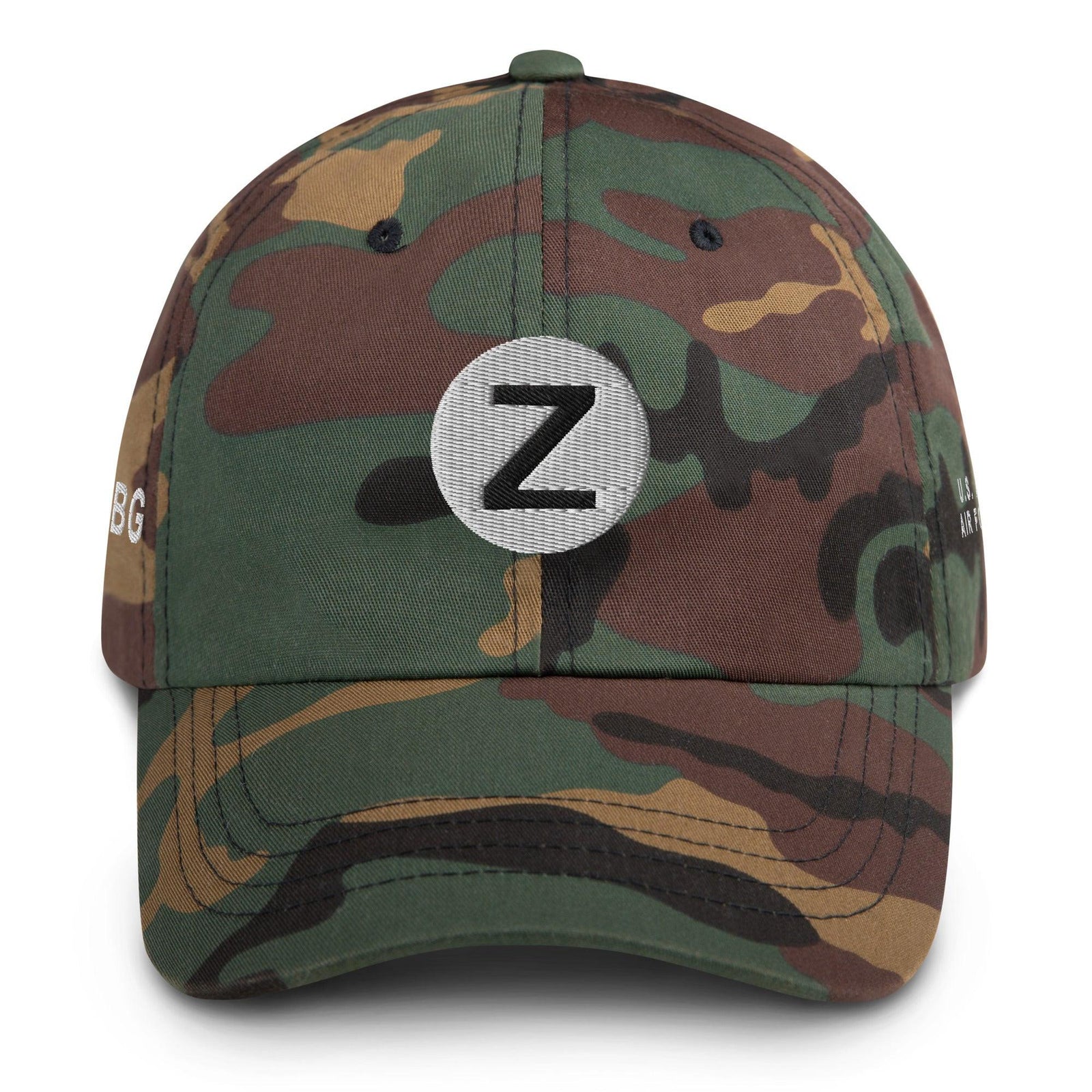 491st Bomb Group (Heavy) 8th Air Force WW2 Embroidered Dad Hat Tactically Acquired Green Camo  