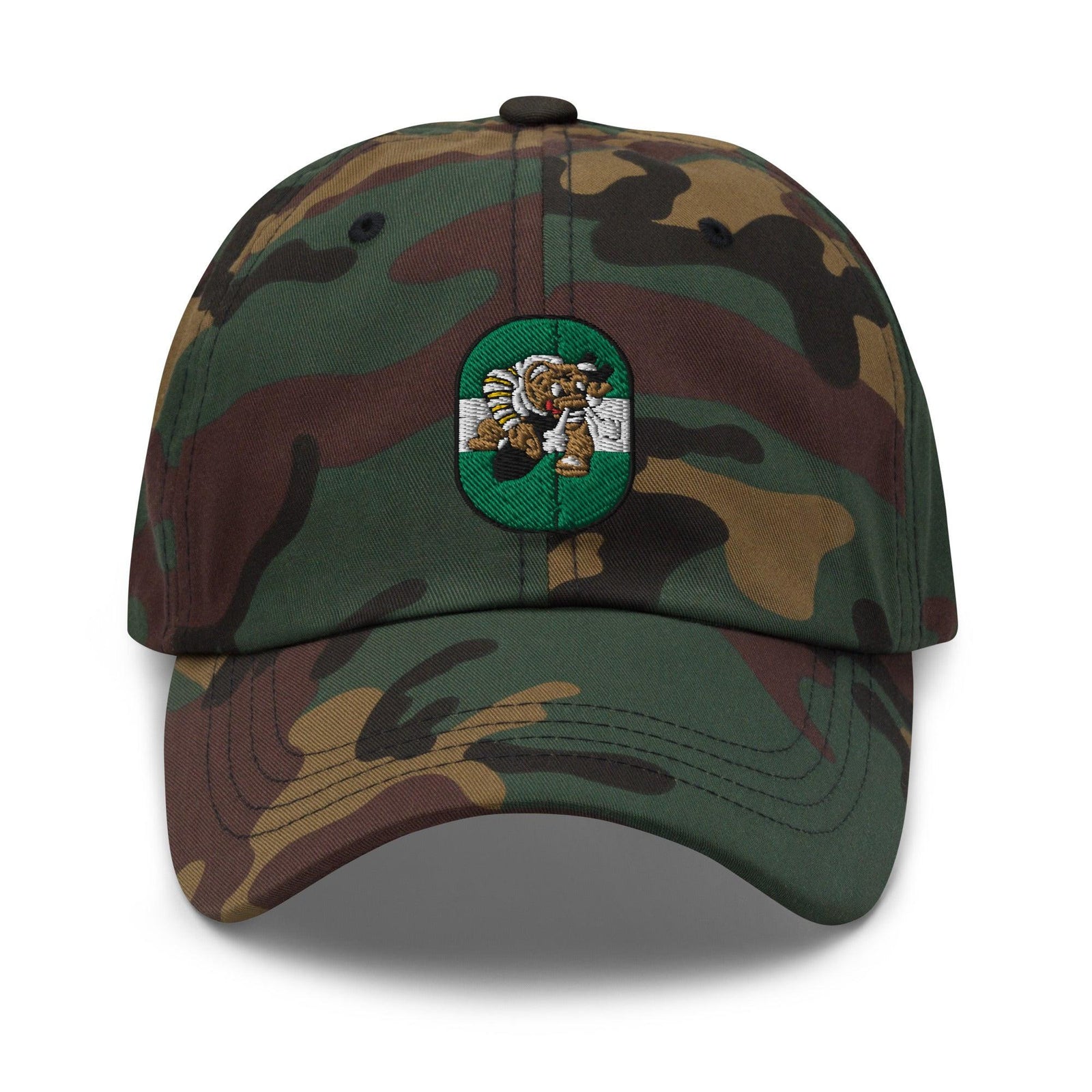 855th Bomb Squadron 491st BG WW2 Embroidered Dad Hat Tactically Acquired Green Camo  