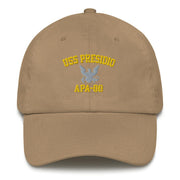 USS Presidio (APA-88) Embroidered Dad Hat Tactically Acquired Khaki  