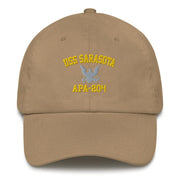 USS Sarasota (APA-204) Embroidered Dad Hat Tactically Acquired Khaki  