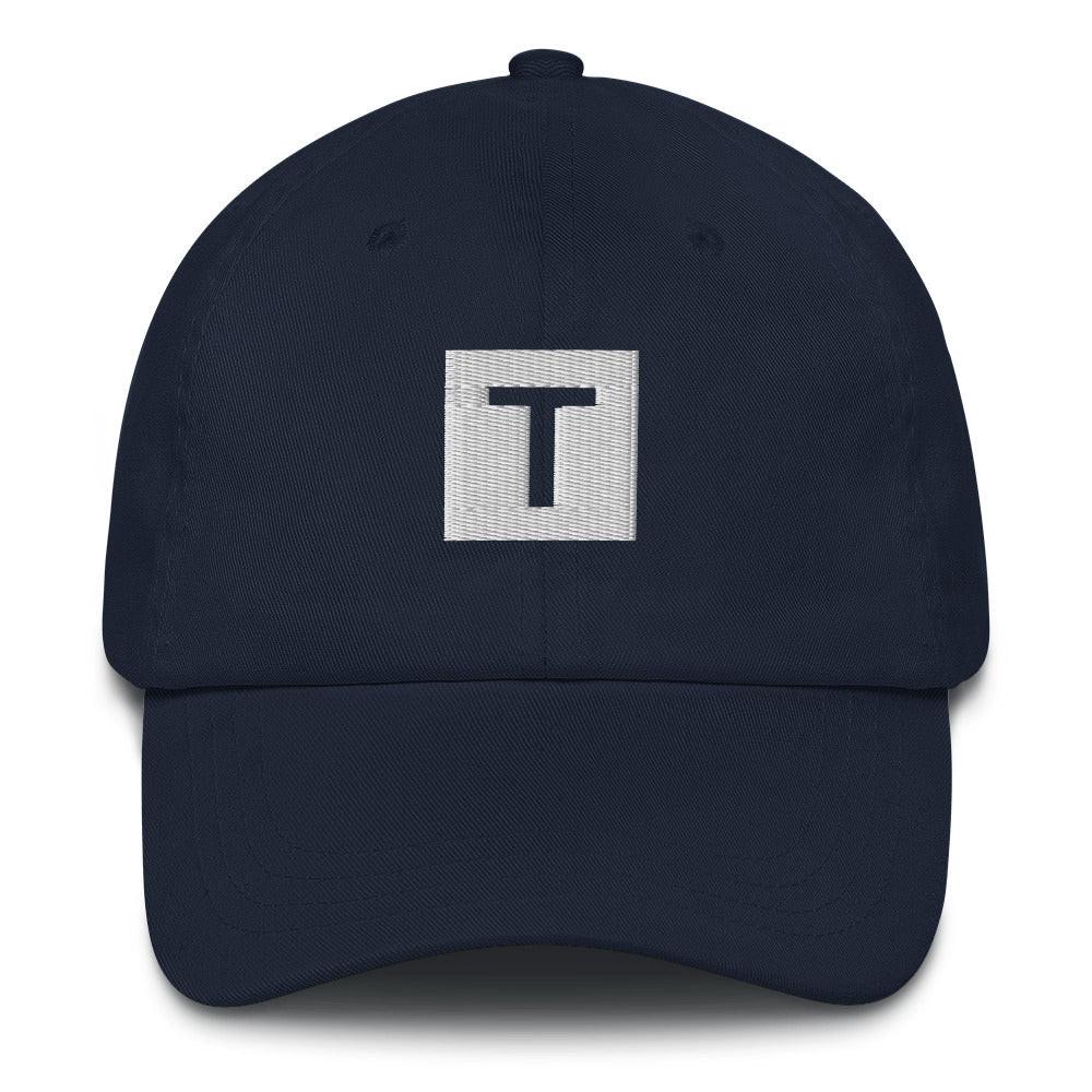 490th Bomb Group "T" Tail Code Logo Embroidered Hat Tactically Acquired Navy  