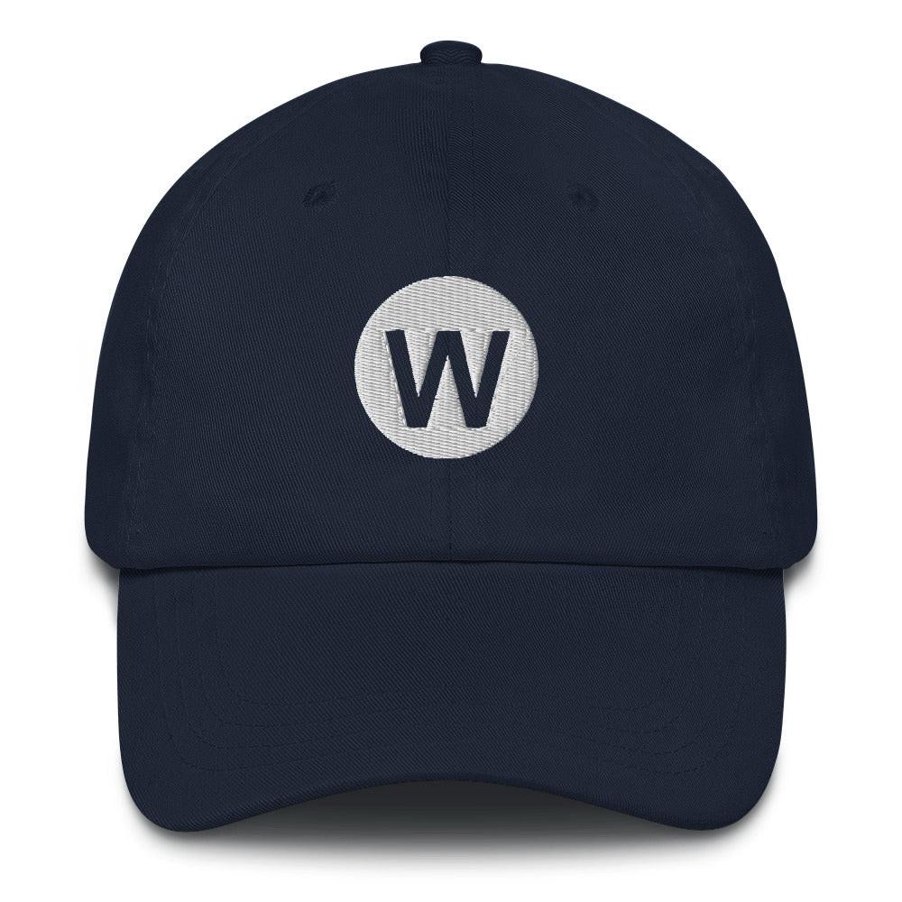 489th Bomb Group "W" Tail Code Logo Embroidered Hat Tactically Acquired Navy  