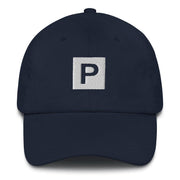 487th Bomb Group "P" Tail Code Logo Embroidered Hat Tactically Acquired Navy  