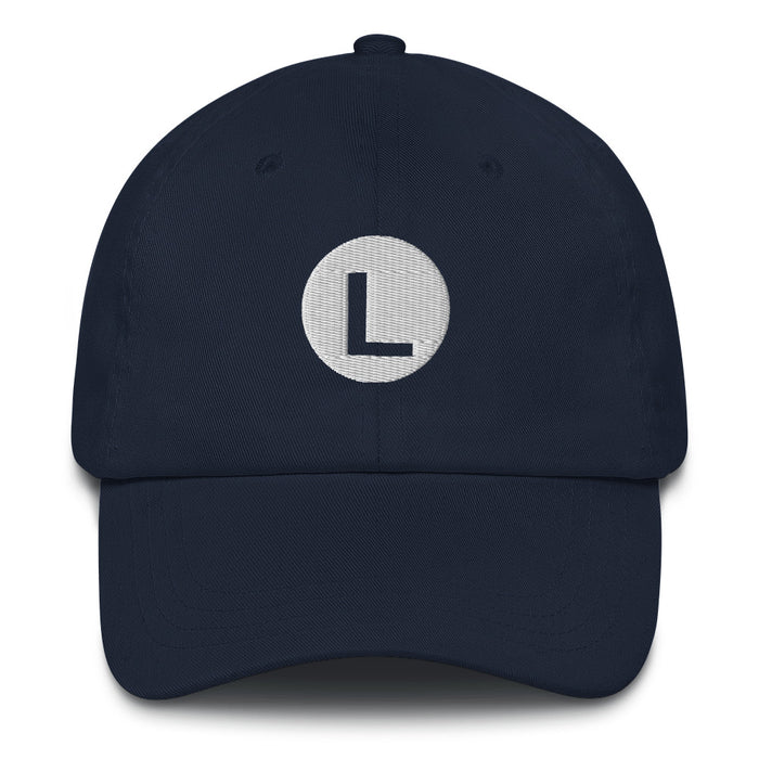 466th Bomb Group "L" Tail Code Logo Embroidered Hat Tactically Acquired Navy  