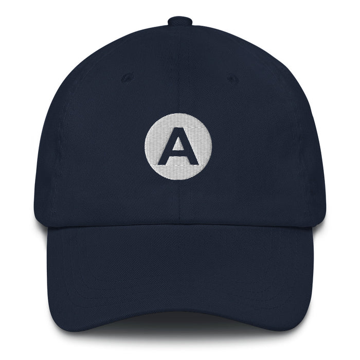 44th Bomb Group "A" Tail Code Logo Embroidered Hat Tactically Acquired Navy  