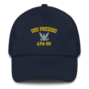 USS Presidio (APA-88) Embroidered Dad Hat Tactically Acquired Navy  