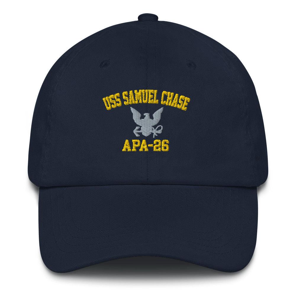 USS Samuel Chase (APA-26) Embroidered Dad Hat Tactically Acquired Navy  