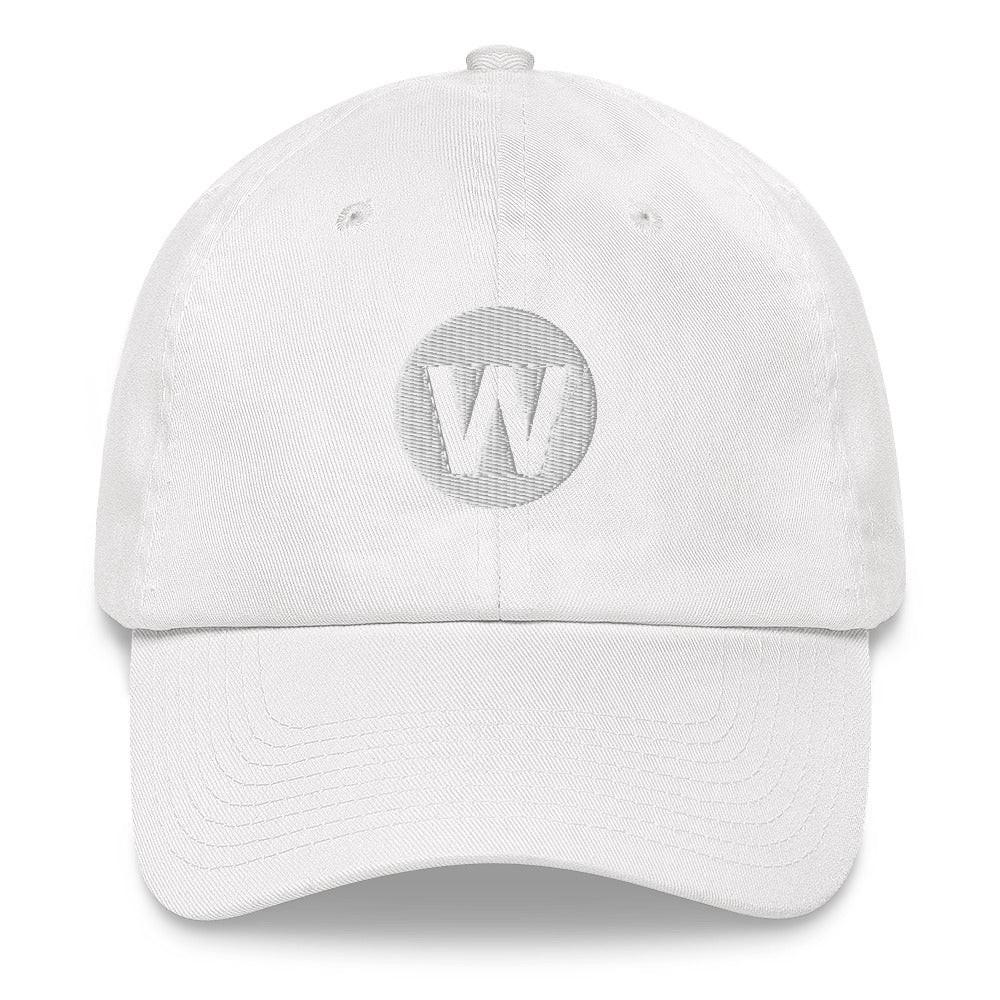 489th Bomb Group "W" Tail Code Logo Embroidered Hat Tactically Acquired White  