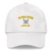 USS Thomas Jefferson (APA-30) Embroidered Dad Hat Tactically Acquired White  