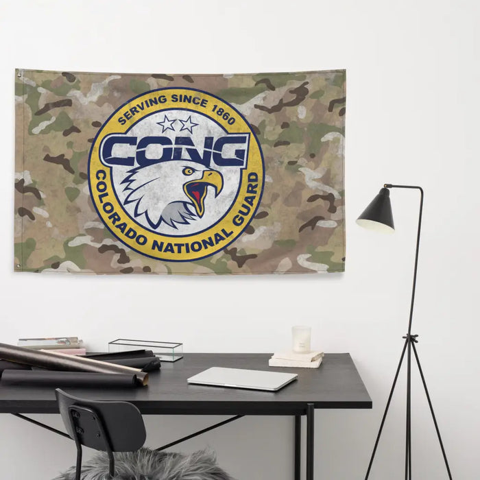 Colorado National Guard Indoor Wall Flag Tactically Acquired   