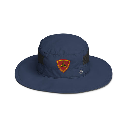 3rd Marine Division Embroidered Columbia® Booney Hat Tactically Acquired Collegiate Navy  