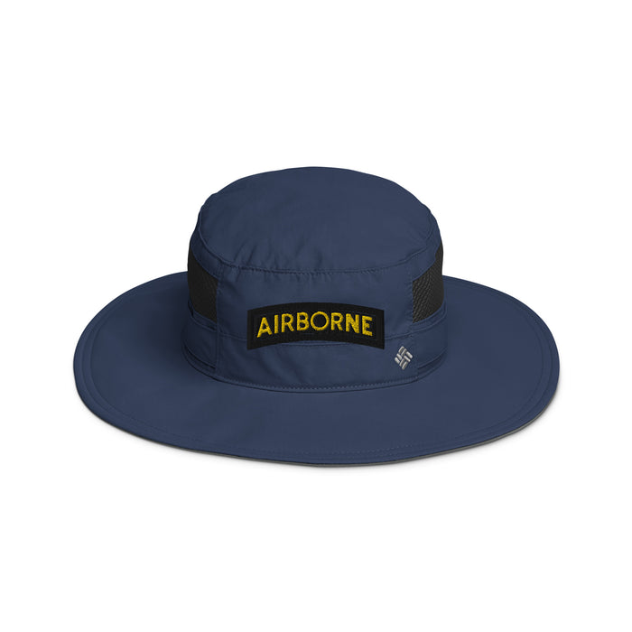 U.S. Army Airborne Tab Embroidered Columbia® Booney Hat Tactically Acquired Collegiate Navy  